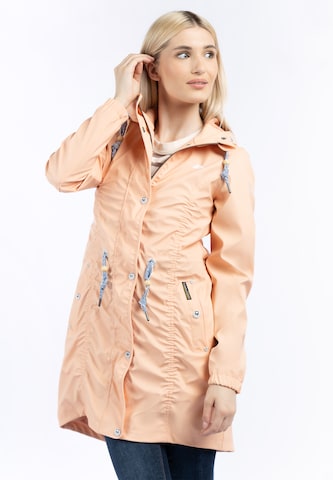 Schmuddelwedda Raincoat in Orange: front