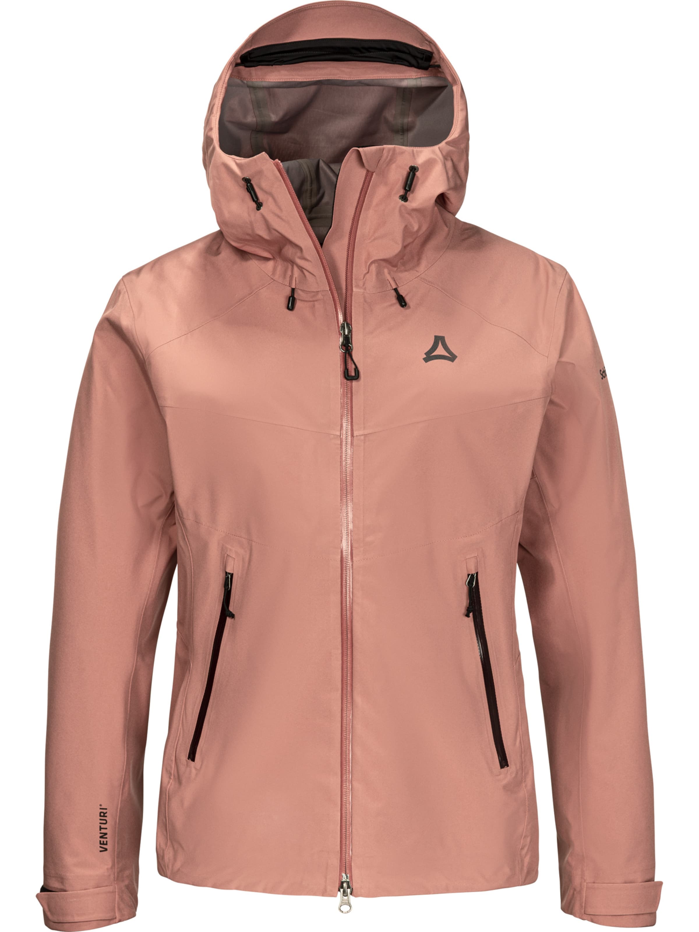 Schöffel Outdoorjas in Roze: voorkant