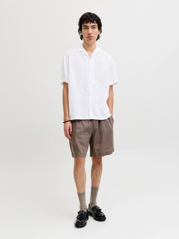 JACK & JONES Comfort Fit Hemd 'JJESUMMER' in Weiß