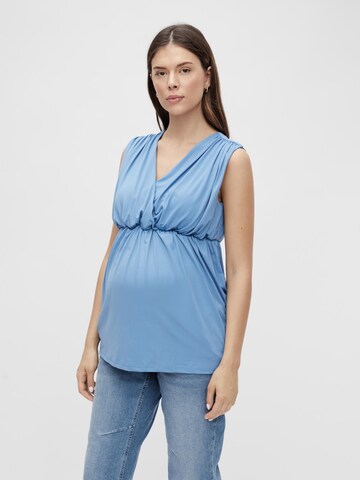 MAMALICIOUS Top 'Zorina' in Blauw: voorkant