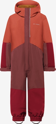 VAUDE Athletic Suit 'Snow Cup OVL II' in Orange: front