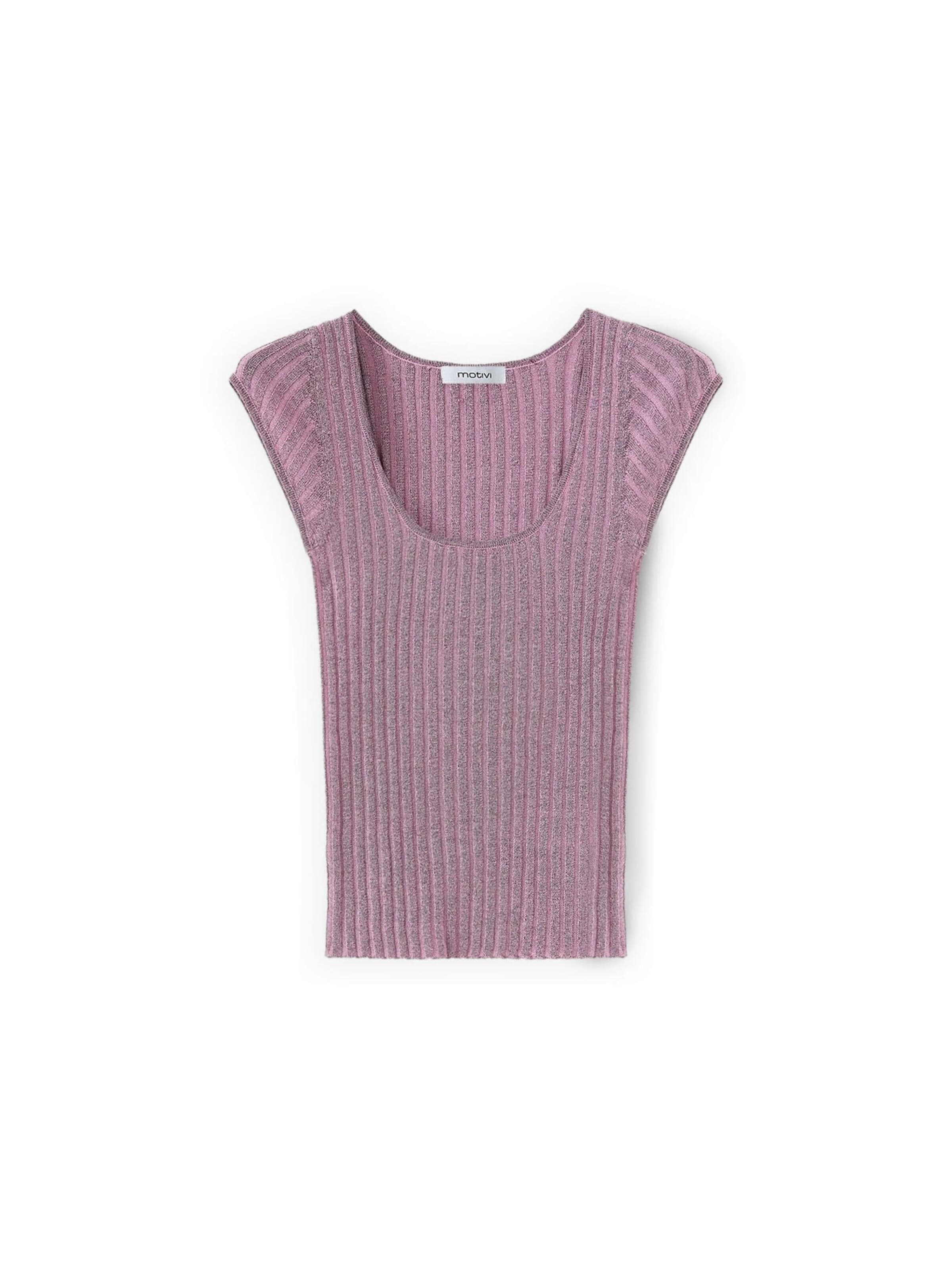 Tops en tricot MOTIVI en rose : devant