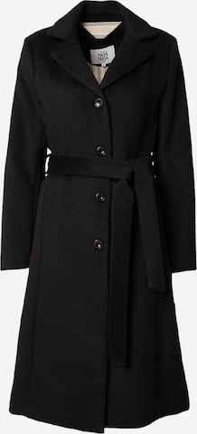 Noa Noa Between-Seasons Coat 'Cecilia' in Black: front