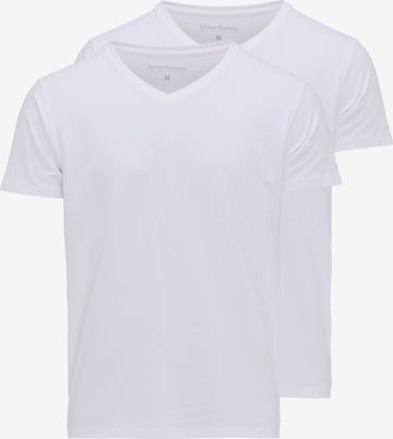 BRUNO BANANI Shirt 'Coleman' in Wit: voorkant