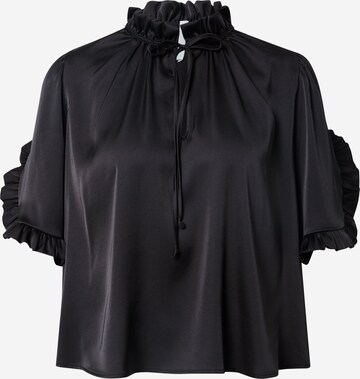 IMPERIAL - Blusa en negro: frente