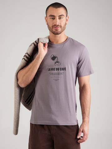 Only & Sons Shirt 'ONSMASS PARISIEN' in Purple: front