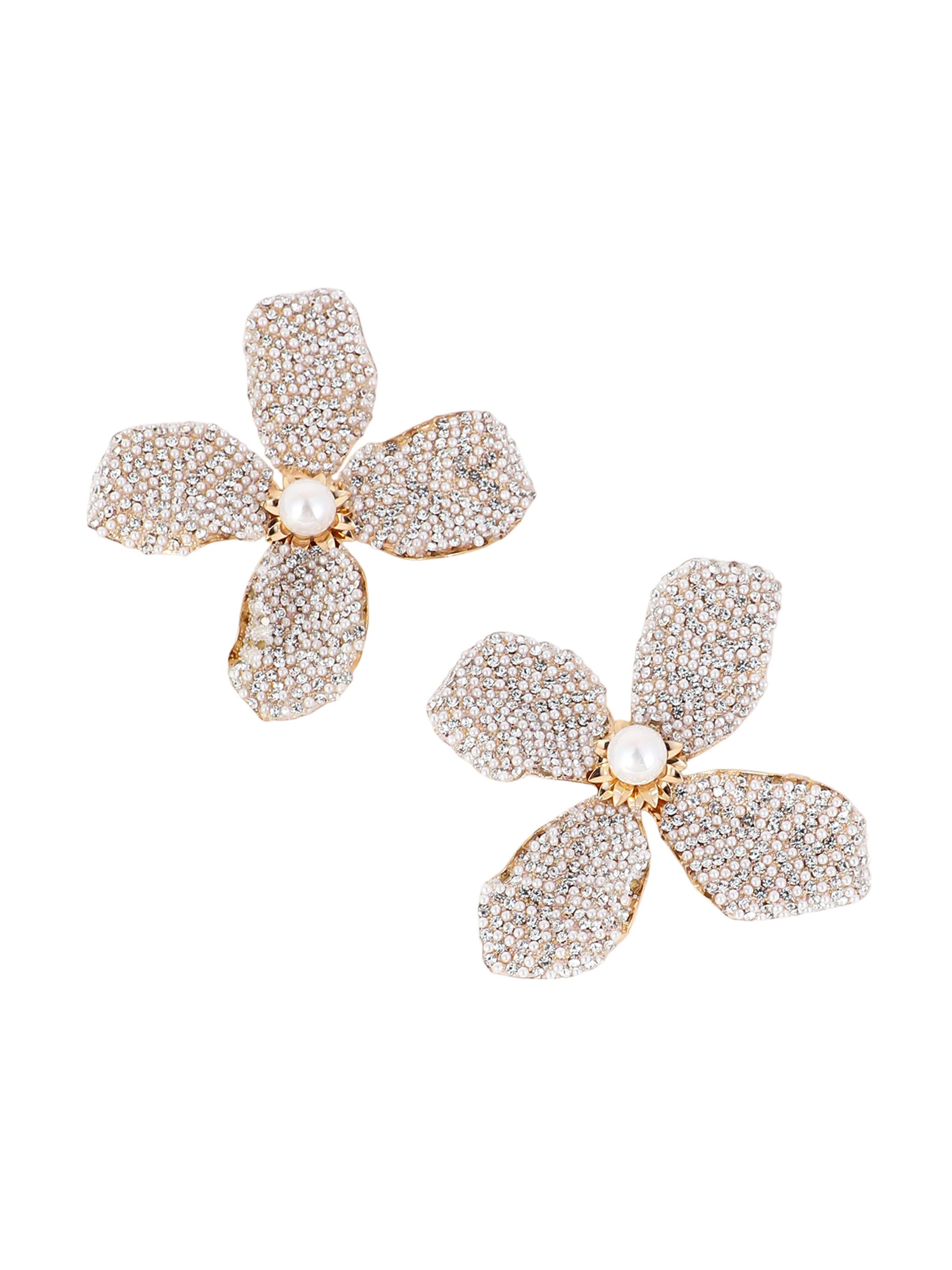 SOHI Kolczyki 'Barsha' w kolorze złoty: przód