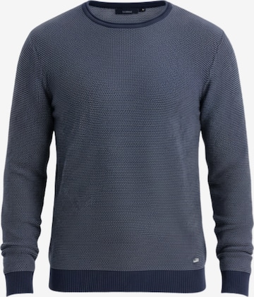 Ombre Pullover in Blau: Vorderseite
