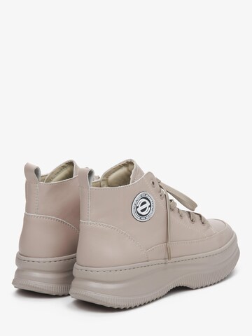 Estro Sneakers hoog '09-2449' in Beige