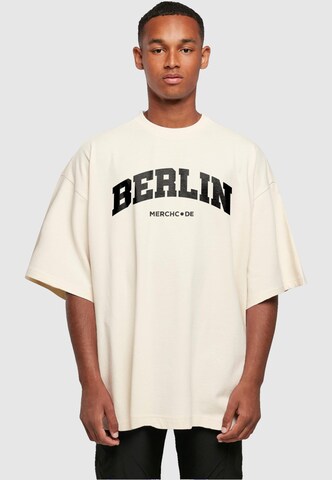 T-Shirt 'Berlin' Merchcode en blanc : devant
