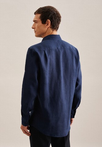 Coupe regular Chemise business SEIDENSTICKER en bleu