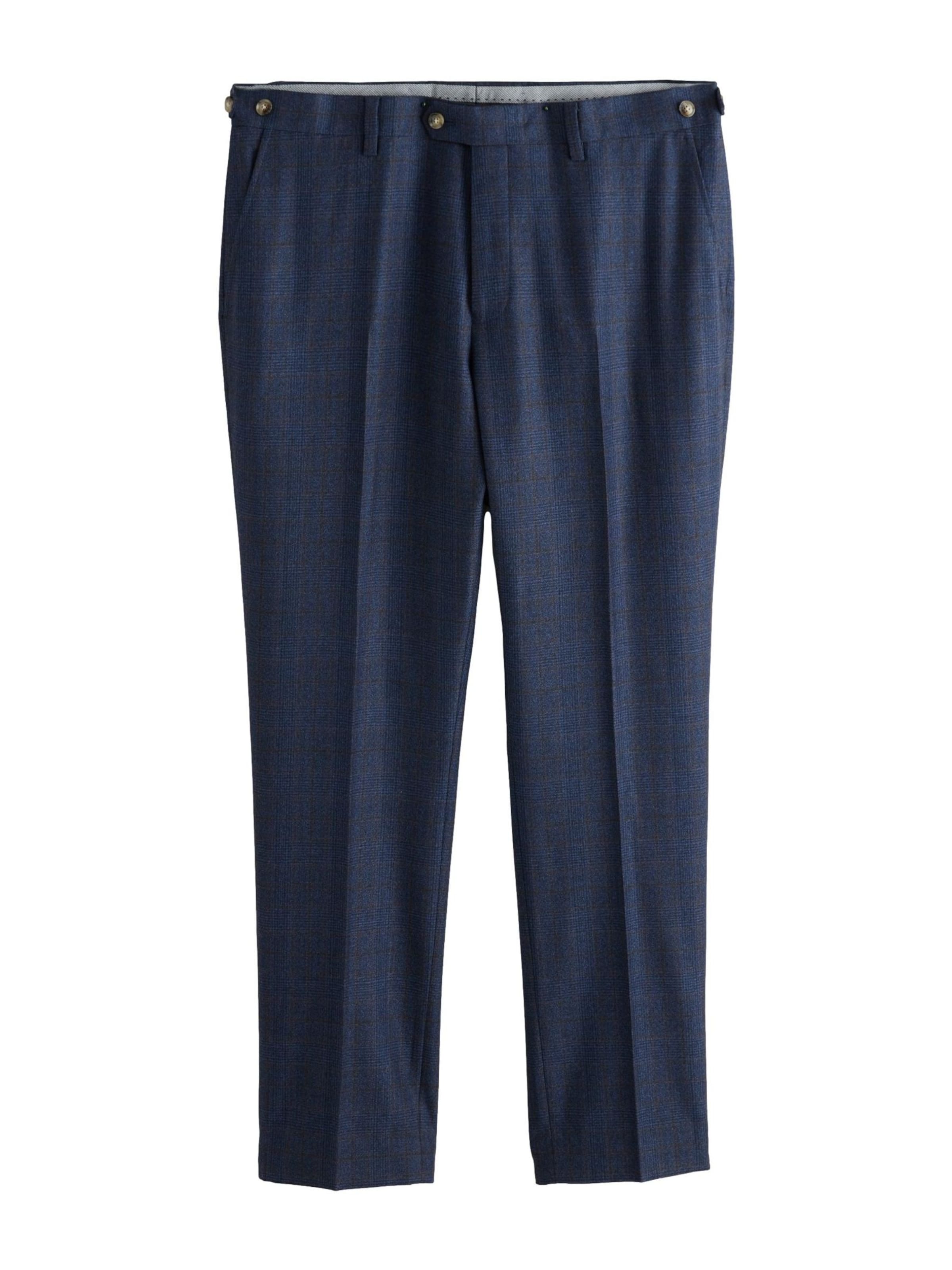 Next Slim fit Chino trousers in Blue: front