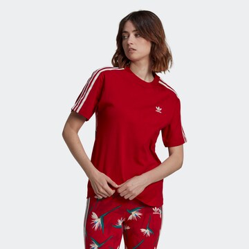 ADIDAS ORIGINALS Shirt 'Thebe Magugu' in Rood: voorkant