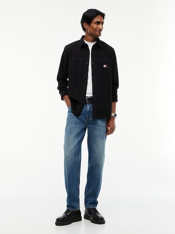 Tommy Jeans Comfort fit Button Up Shirt in Black