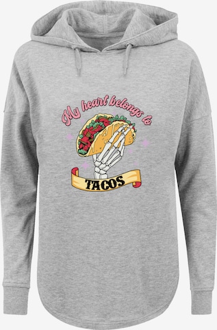 Sweat-shirt F4NT4STIC en gris : devant