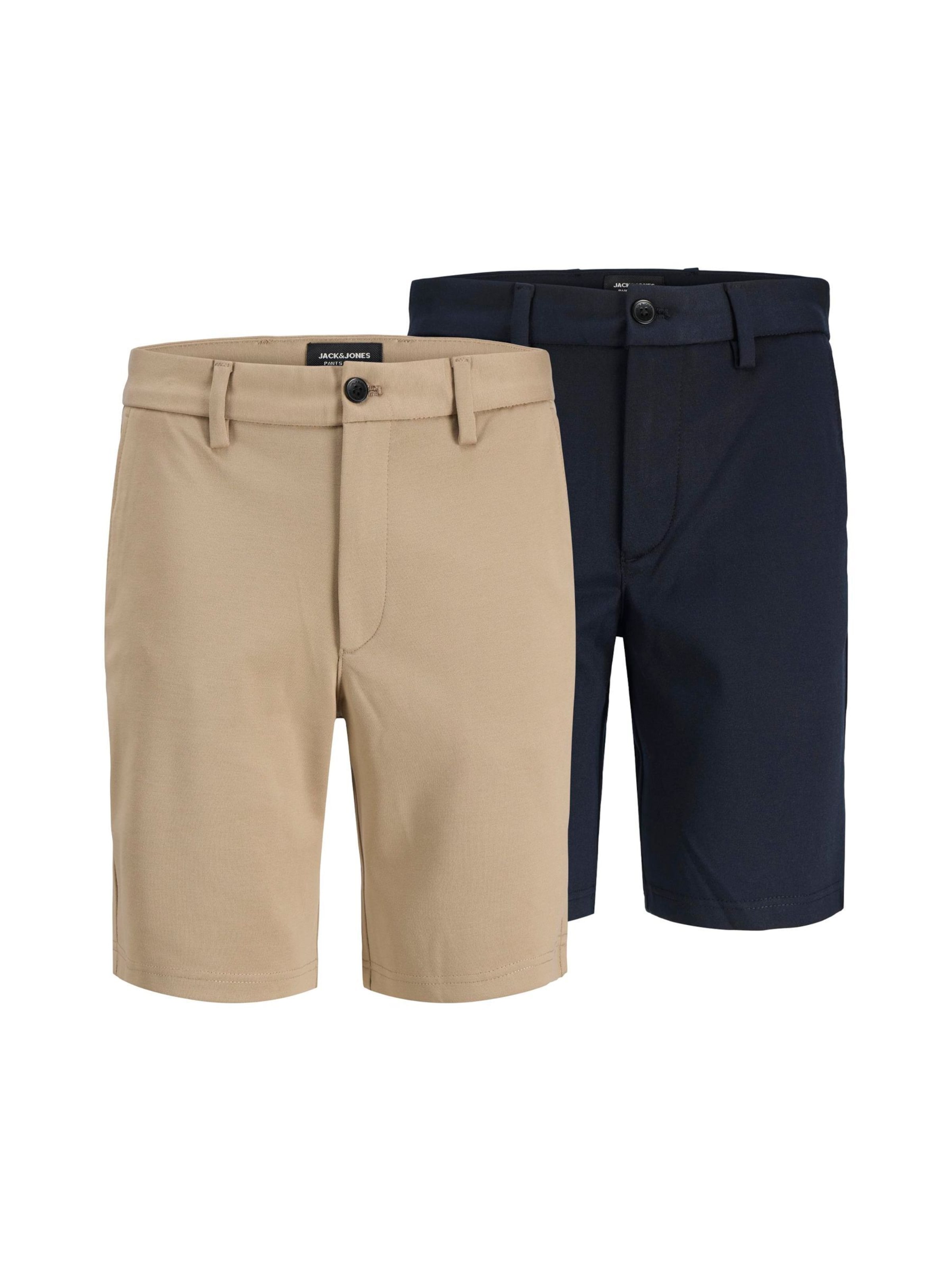 JACK & JONES Обычный Брюки-чинос в Бежевый: спереди