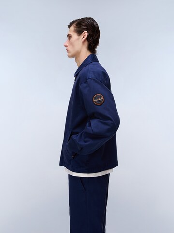 mėlyna NAPAPIJRI Demisezoninė striukė 'A-ARRAYANES'