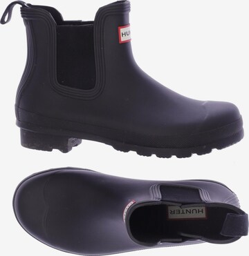 HUNTER Dress Boots in 38 in Black: front