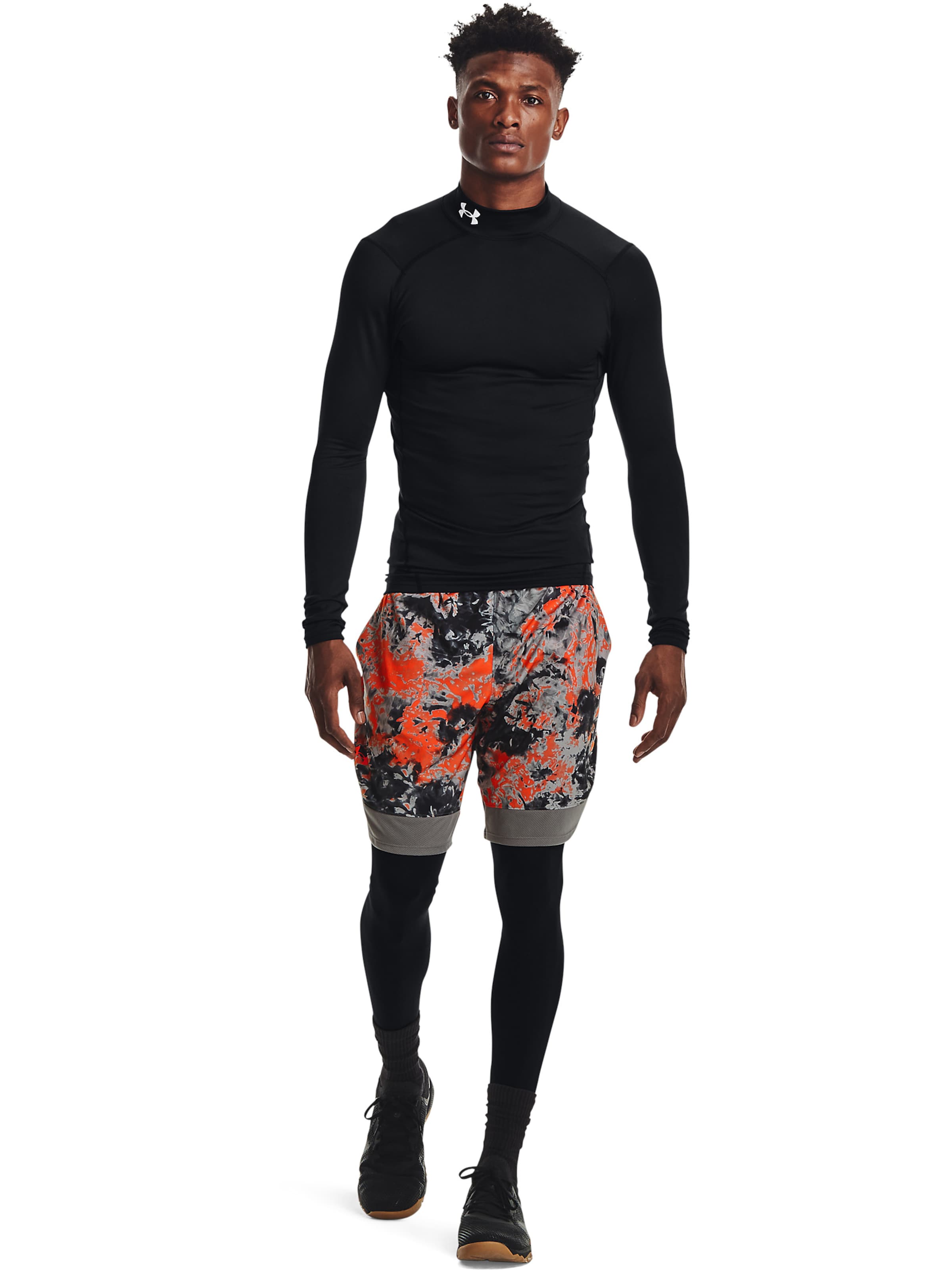 UNDER ARMOUR Αθλητική μπλούζα φούτερ σε μαύρο