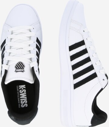 Baskets basses 'Court Tiebreak' K-SWISS en blanc