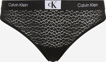 Calvin Klein Underwear Plus Стринги в Черный: спереди