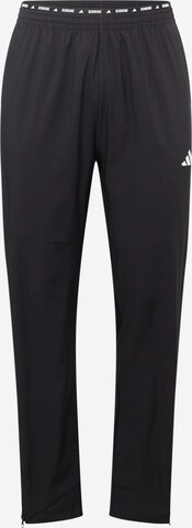 ADIDAS PERFORMANCE Regular Workout Pants 'Own the Run' in Black: front