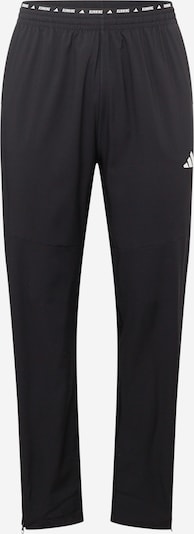 ADIDAS PERFORMANCE Workout Pants 'Own the Run' in Black / White, Item view