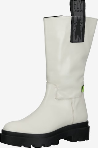 FLY LONDON Boots in White: front