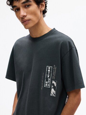 T-Shirt Pull&Bear en gris