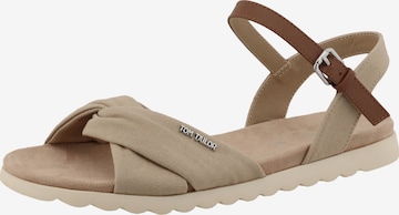 TOM TAILOR Sandaalit värissä beige: etupuoli