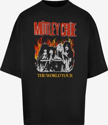Maglietta 'Motley Crue - Vintage World Tour' di Merchcode in nero: frontale