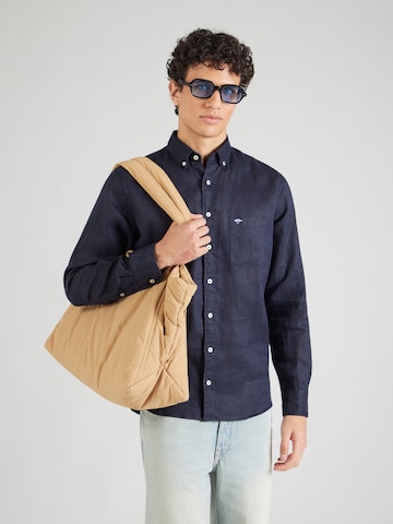 FYNCH-HATTON Klasický střih Košile – modrá: přední strana