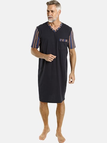 Jan Vanderstorm Long Pajamas 'Arwid' in Blue: front