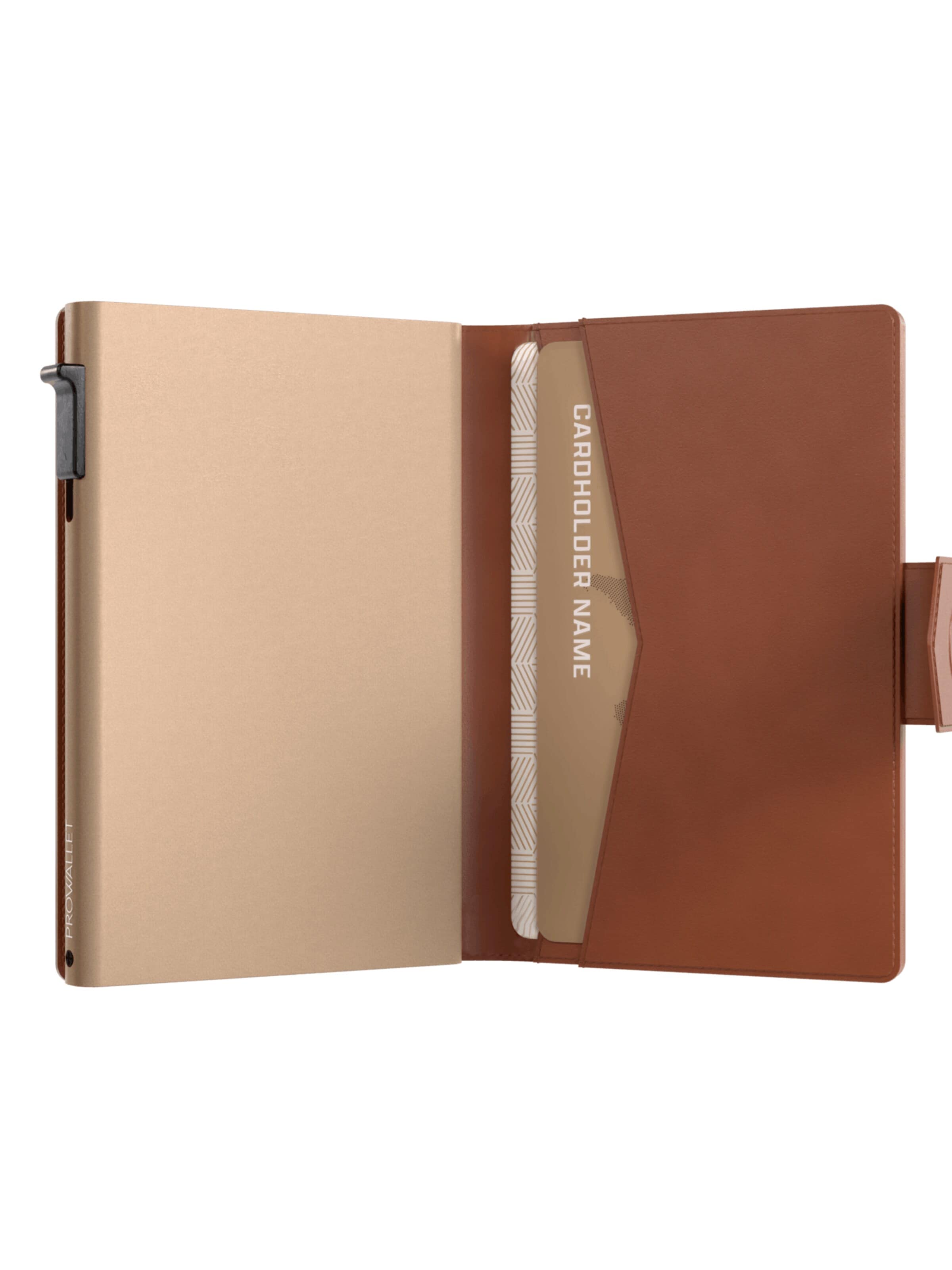 Prowallet Wallet 'Pasjeshouder Plus' in Brown