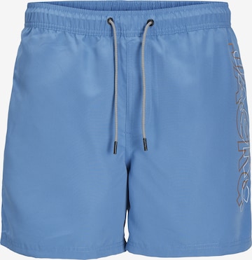 JACK & JONES Plavecké šortky 'FIJI SWIM' – modrá: přední strana