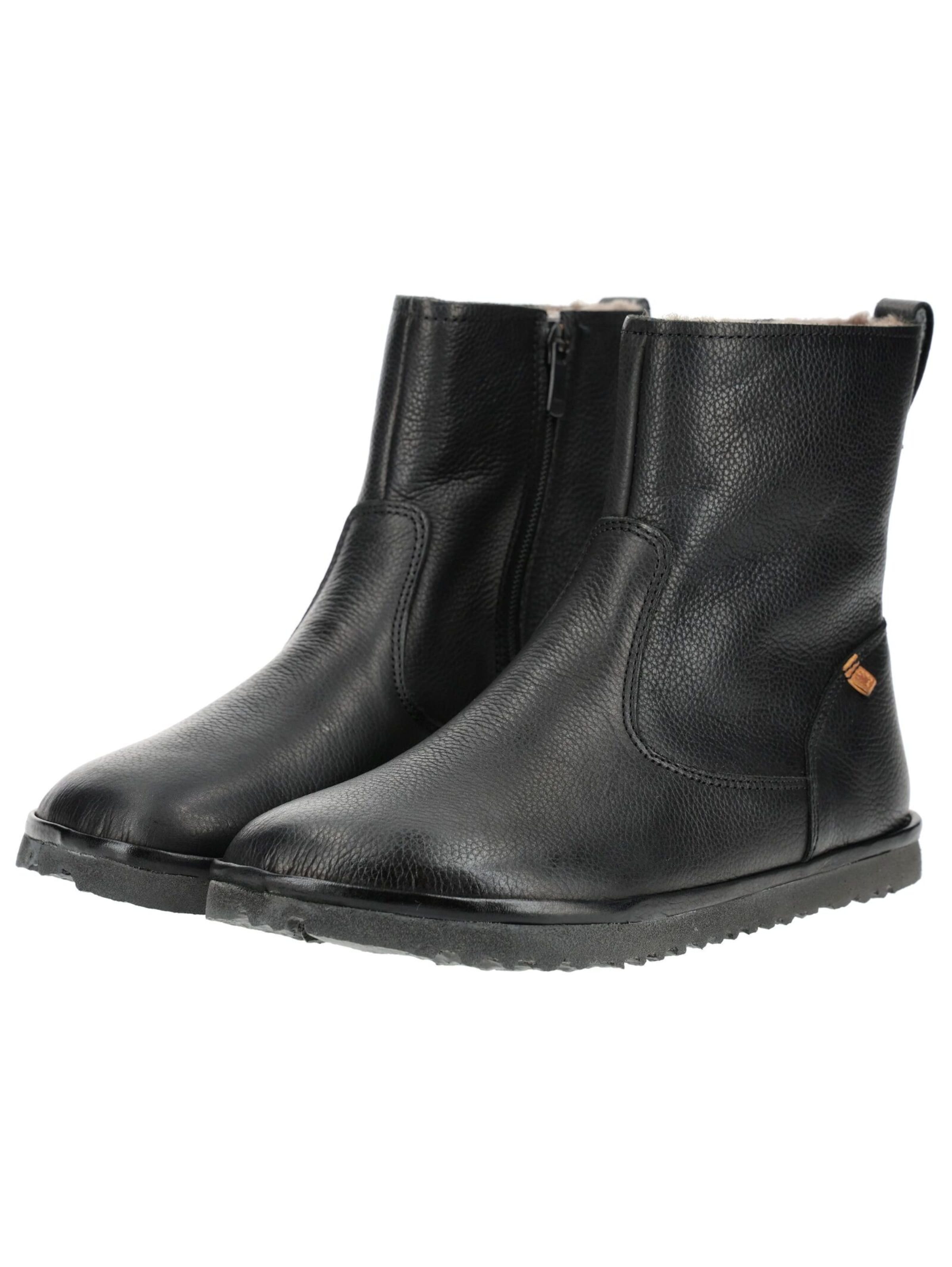 EL NATURALISTA Stiefelette in Schwarz: Vorderseite