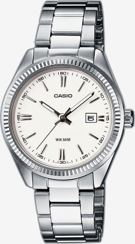 CASIO Analog Watch in Silver: front