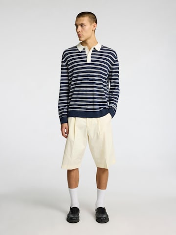 SELECTED Loosefit Lærredsbukser i beige