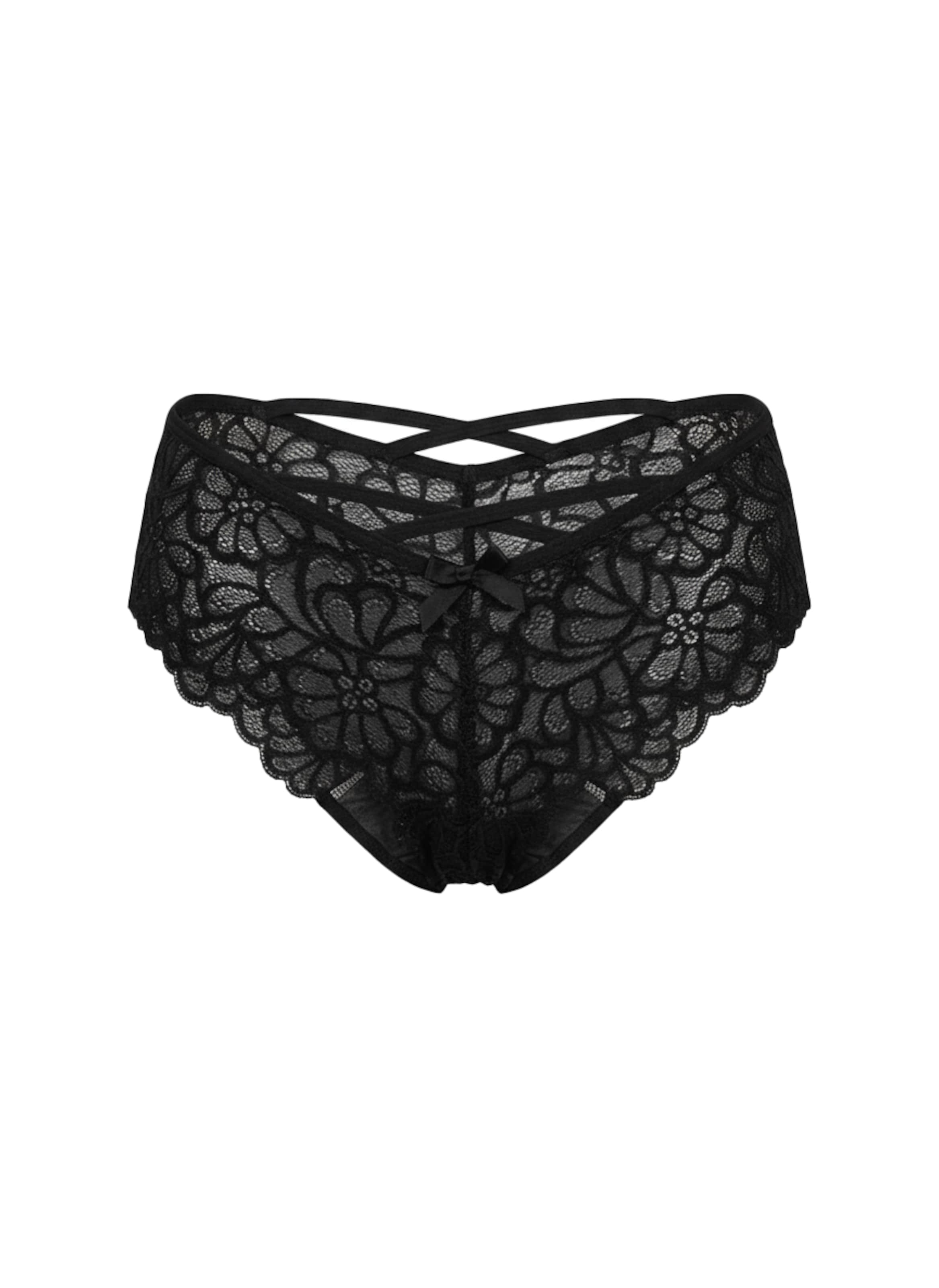 ABOUT YOUHipster gaćice 'Juli' - crna boja: prednji dio