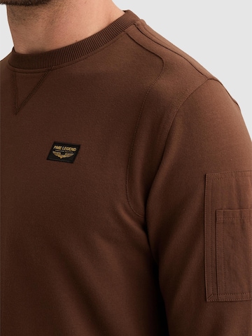 Sweat-shirt 'American Classic sweatshirt with flight pocket' PME Legend en marron
