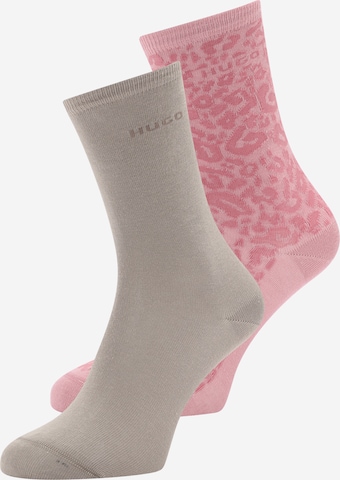 Calzino di HUGO in beige: frontale