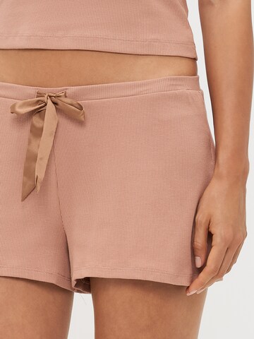 brūns Hunkemöller Pidžama ar šortiem