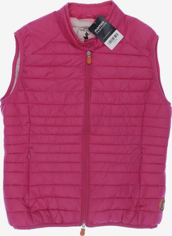 SAVE THE DUCK Vest in M in Pink: front