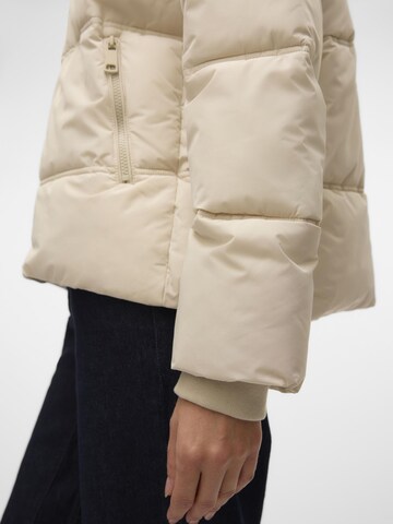 VERO MODA Vinterjakke i beige