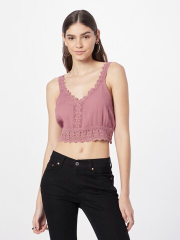 ABOUT YOU Top 'Giona' in Purple: front