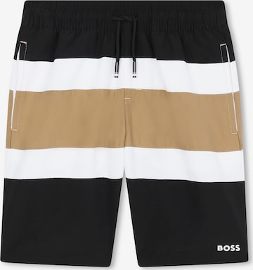 BOSS Kidswear Badeshorts i sort: forside