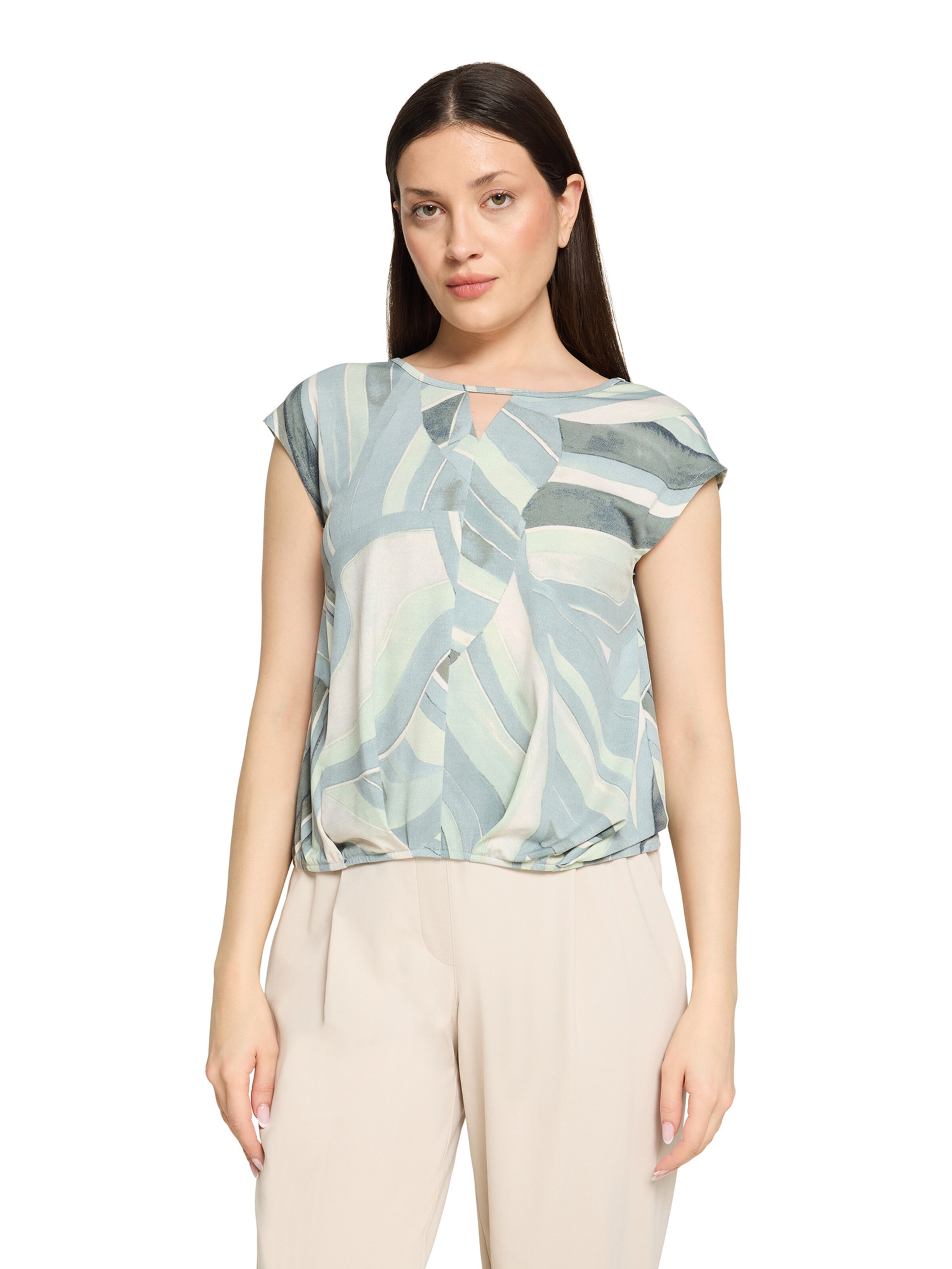 T-shirt Betty Barclay en vert : devant