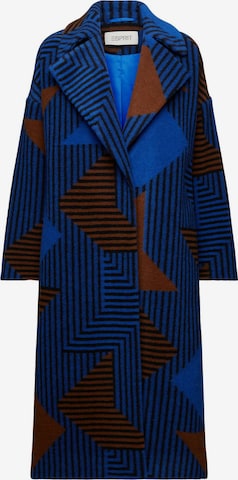 ESPRIT Between-Seasons Coat in Blue: front