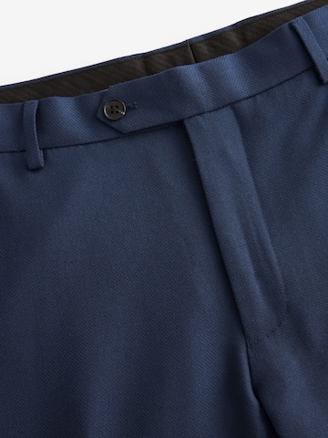 Next - Slimfit Calças com vincos em azul