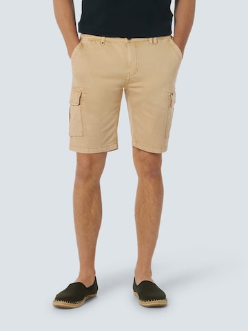 No Excess Regular Cargo Pants in Beige: front